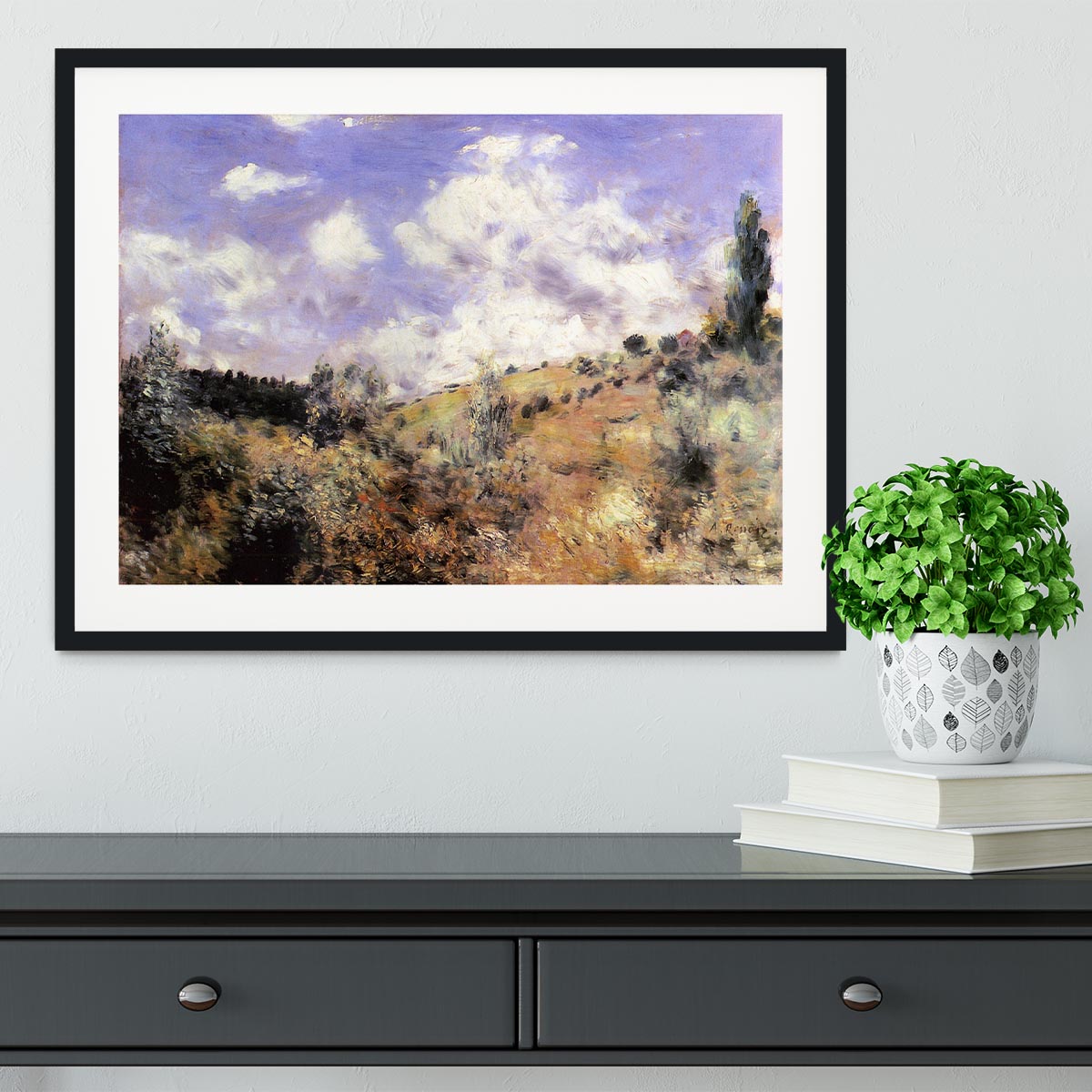 The blast by Renoir Framed Print - Canvas Art Rocks - 1