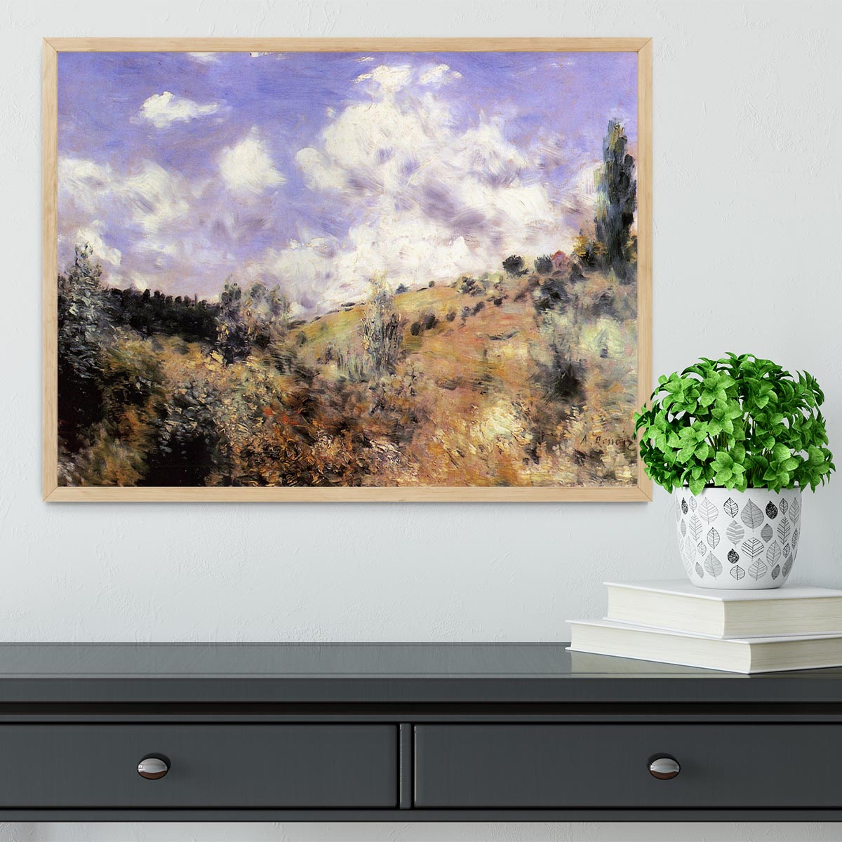 The blast by Renoir Framed Print - Canvas Art Rocks - 4