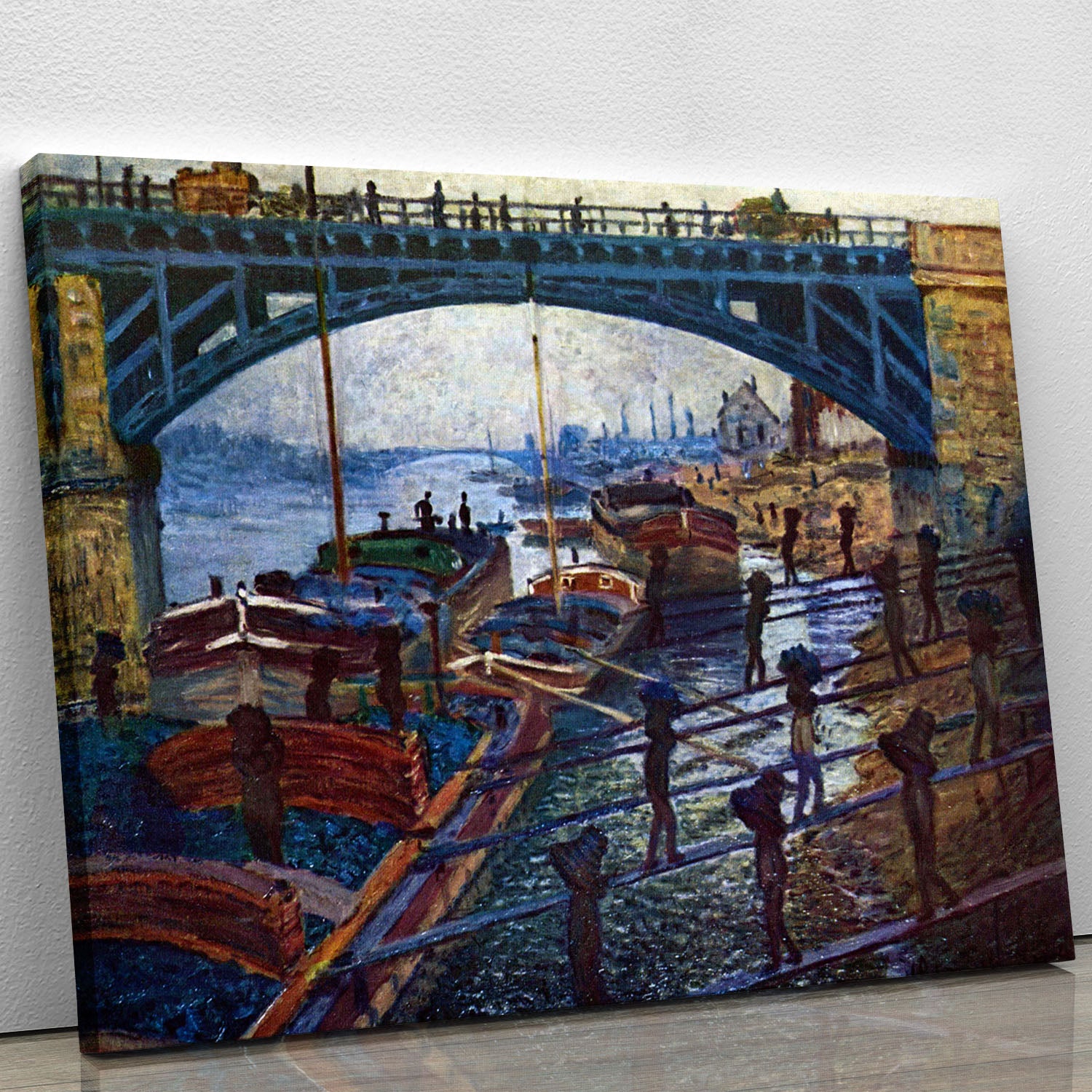 The coal carrier by Monet Canvas Print or Poster - Canvas Art Rocks - 1