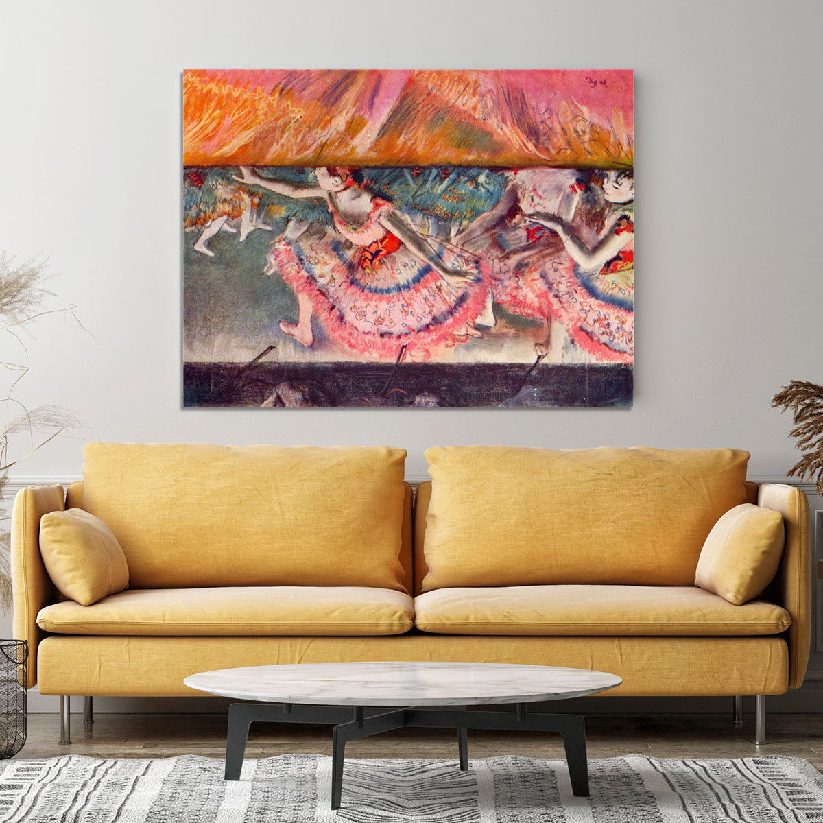 The curtain falls by Degas Canvas Print or Poster - Canvas Art Rocks - 4