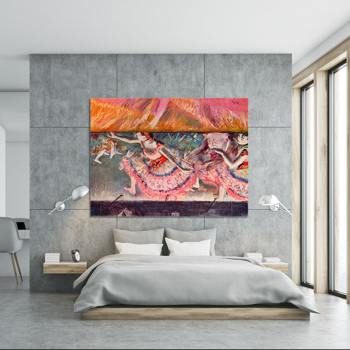 The curtain falls by Degas Canvas Print or Poster - Canvas Art Rocks - 5