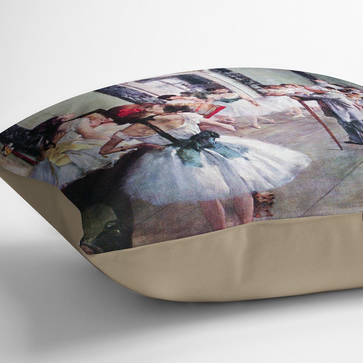 The dance class by Degas Cushion