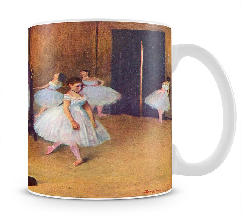 The dance hall by Degas Mug - Canvas Art Rocks - 1