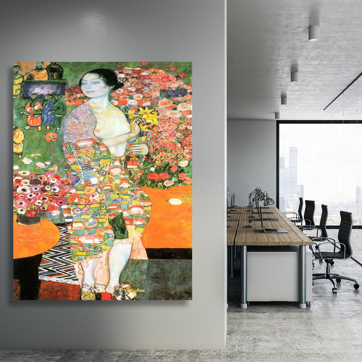 The dancer by Klimt Canvas Print or Poster - Canvas Art Rocks - 3