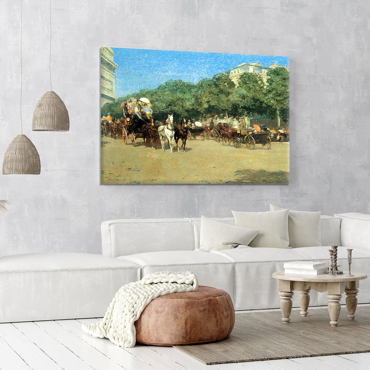 The day of the Grand Prize 1 by Hassam Canvas Print or Poster - Canvas Art Rocks - 6