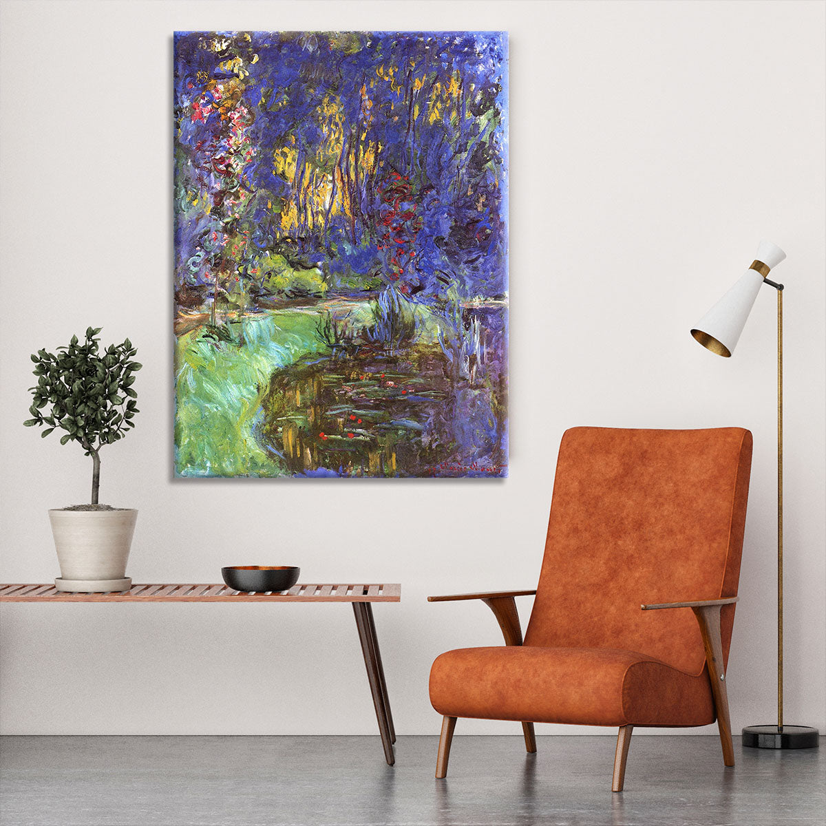 The garden in Giverny by Monet Canvas Print or Poster - Canvas Art Rocks - 6