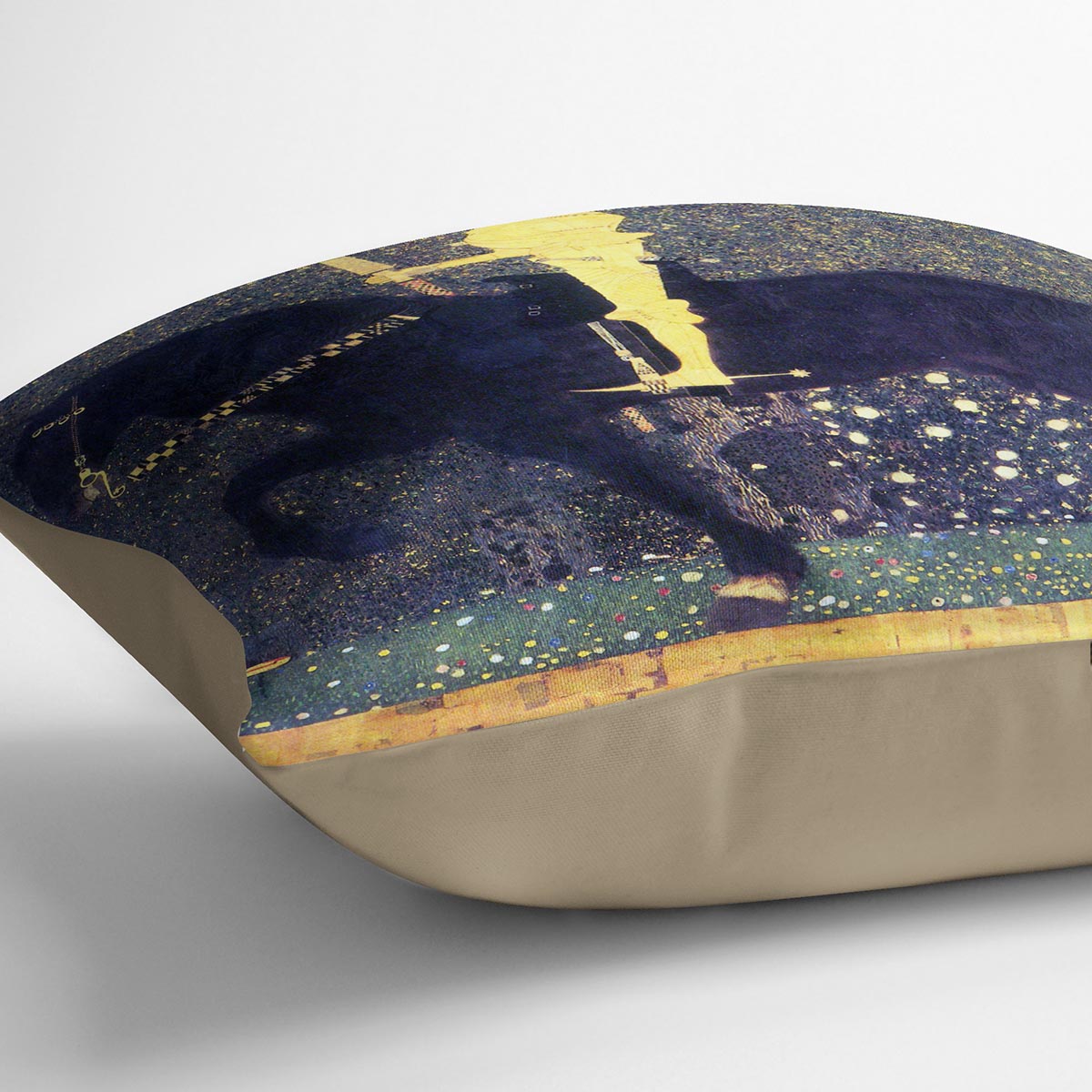The life of a struggle The Golden Knights by Klimt Cushion