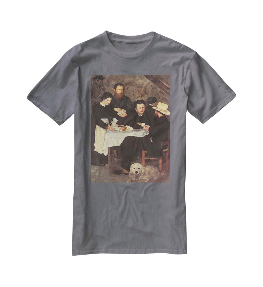 The mother of cabaret Antony by Renoir T-Shirt - Canvas Art Rocks - 3