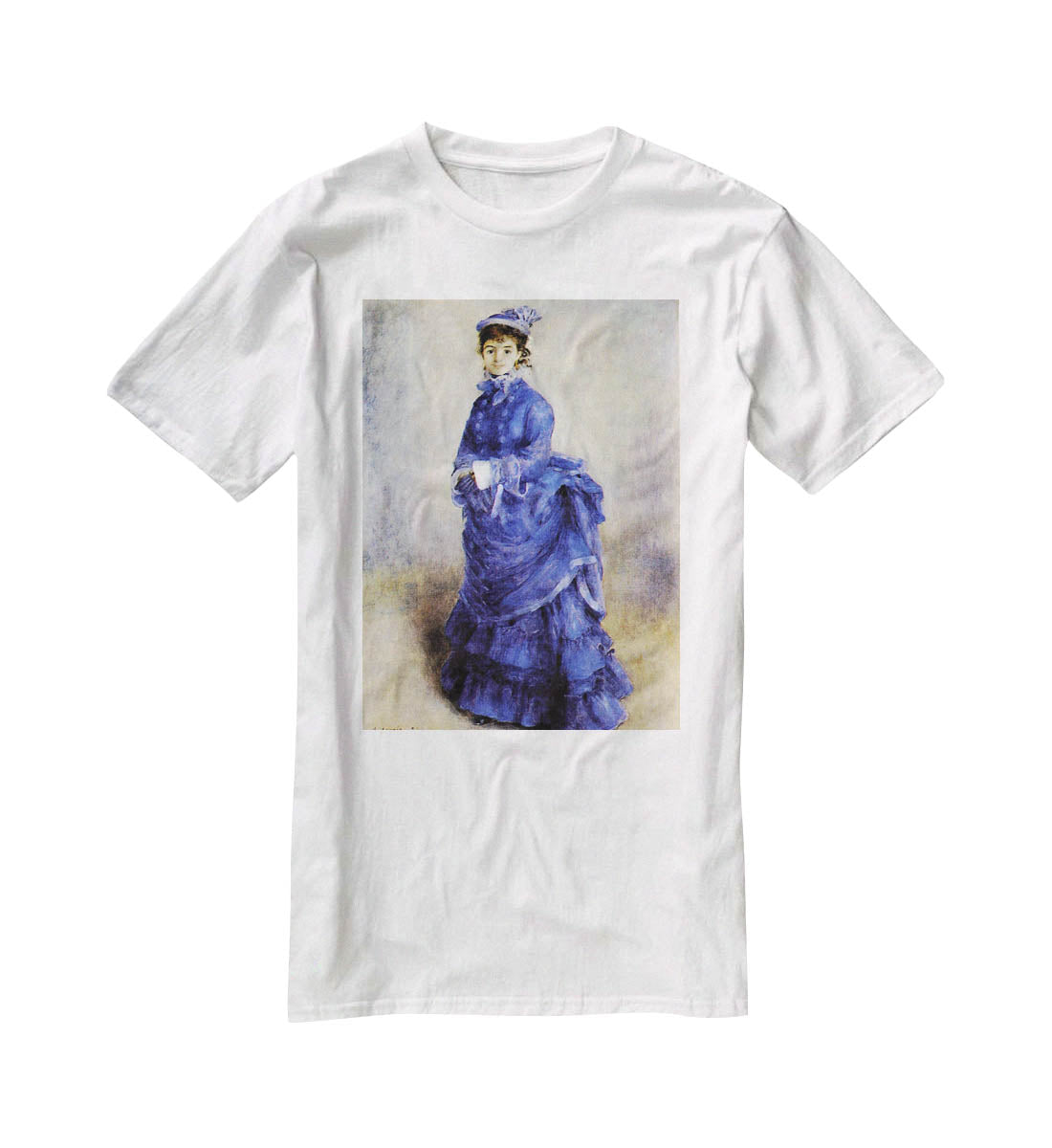 The parisian by Renoir T-Shirt - Canvas Art Rocks - 5
