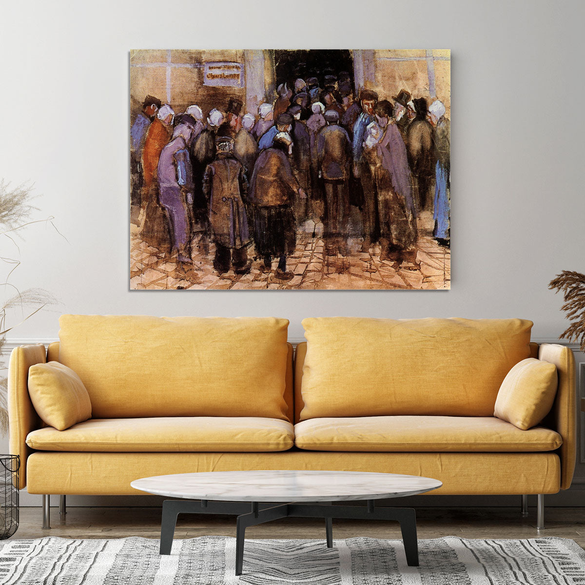 The poor and money by Van Gogh Canvas Print or Poster - Canvas Art Rocks - 4