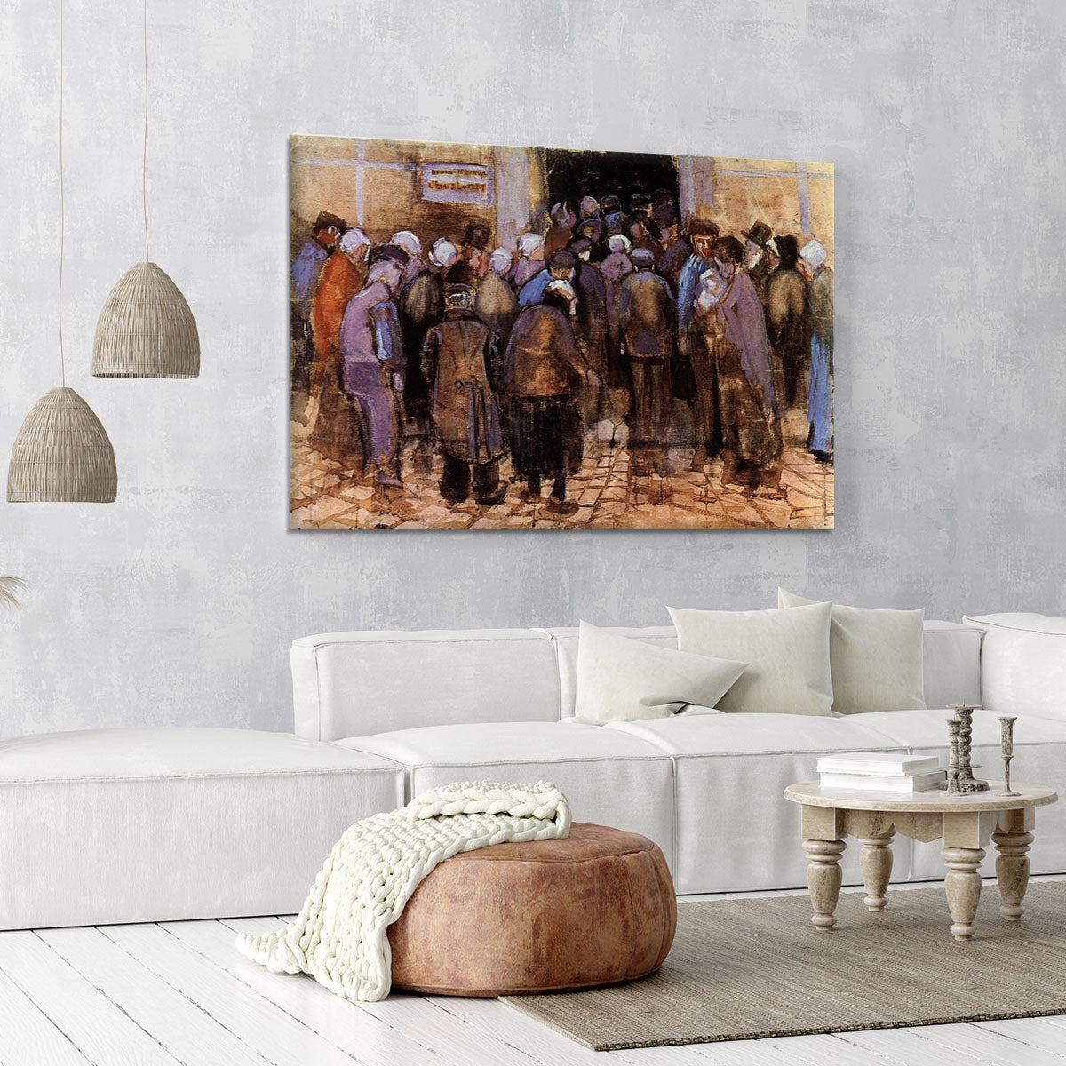 The poor and money by Van Gogh Canvas Print or Poster - Canvas Art Rocks - 6