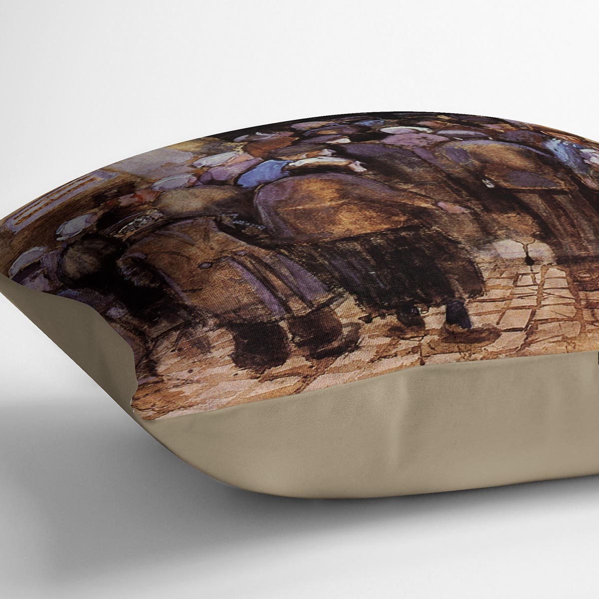 The poor and money by Van Gogh Cushion