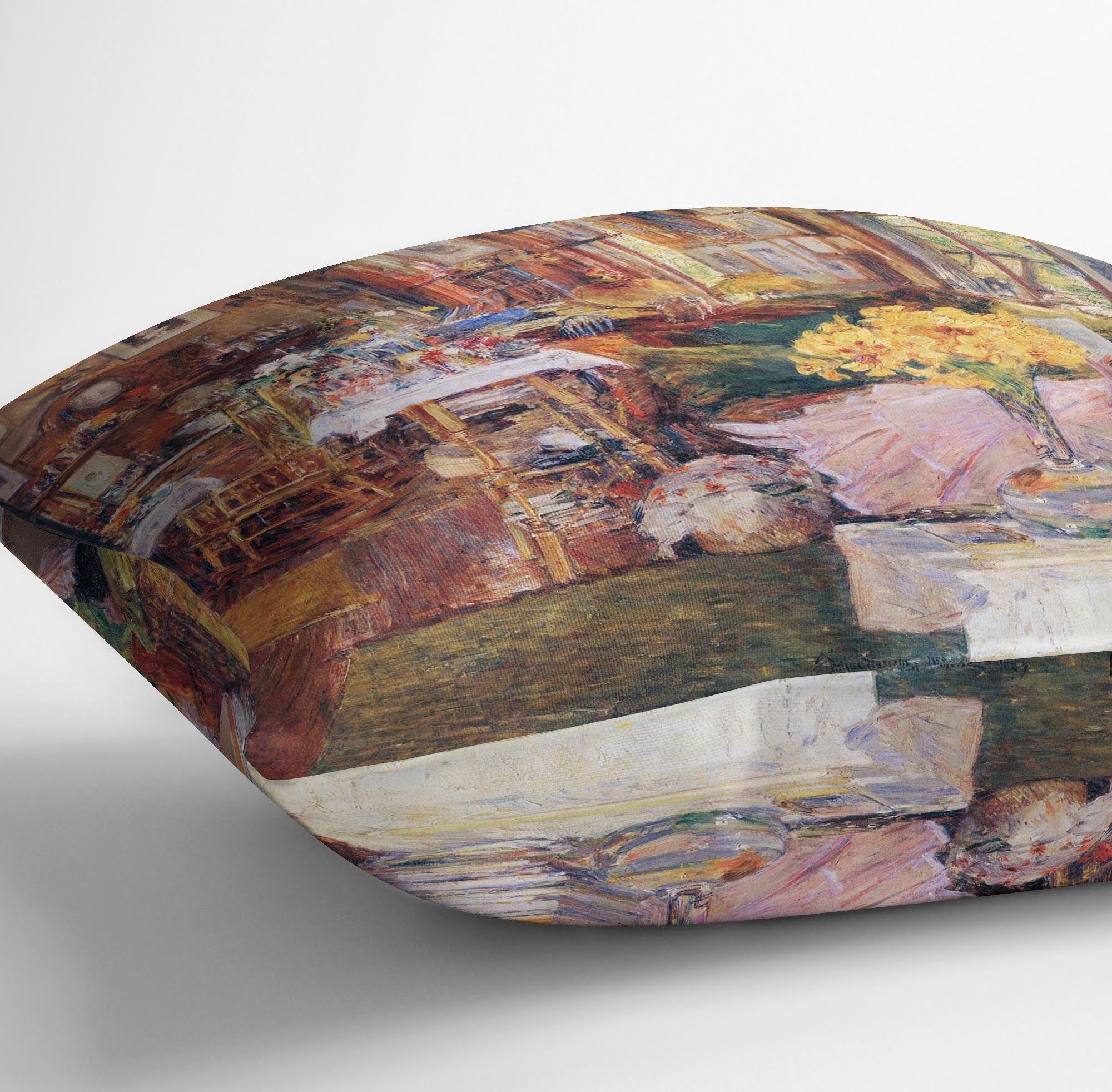 The room of flowers by Hassam Cushion - Canvas Art Rocks - 3