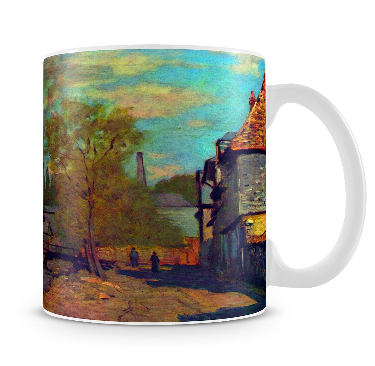 The stream of Robec by Claude Monet Mug - Canvas Art Rocks - 4