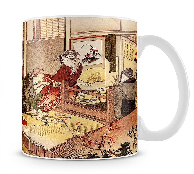 The studio of Netsuke by Hokusai Mug - Canvas Art Rocks - 1