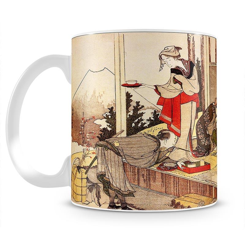 The studio of Netsuke by Hokusai Mug - Canvas Art Rocks - 2