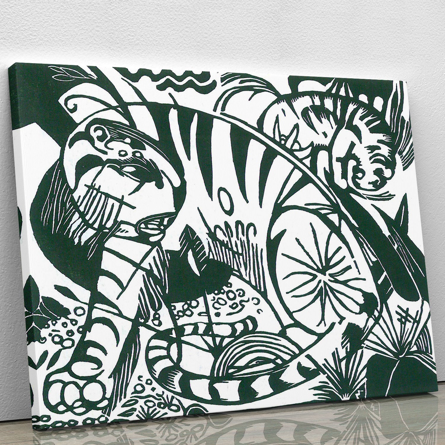 Tiger by Franz Marc Canvas Print or Poster - Canvas Art Rocks - 1