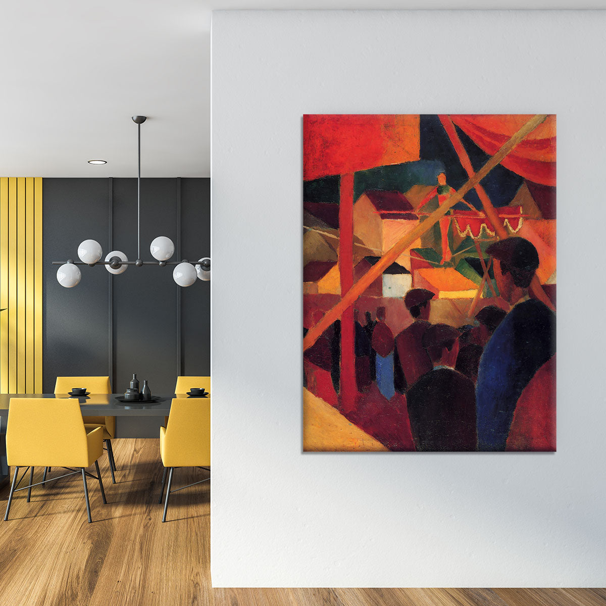 Tightrope by Macke Canvas Print or Poster - Canvas Art Rocks - 4