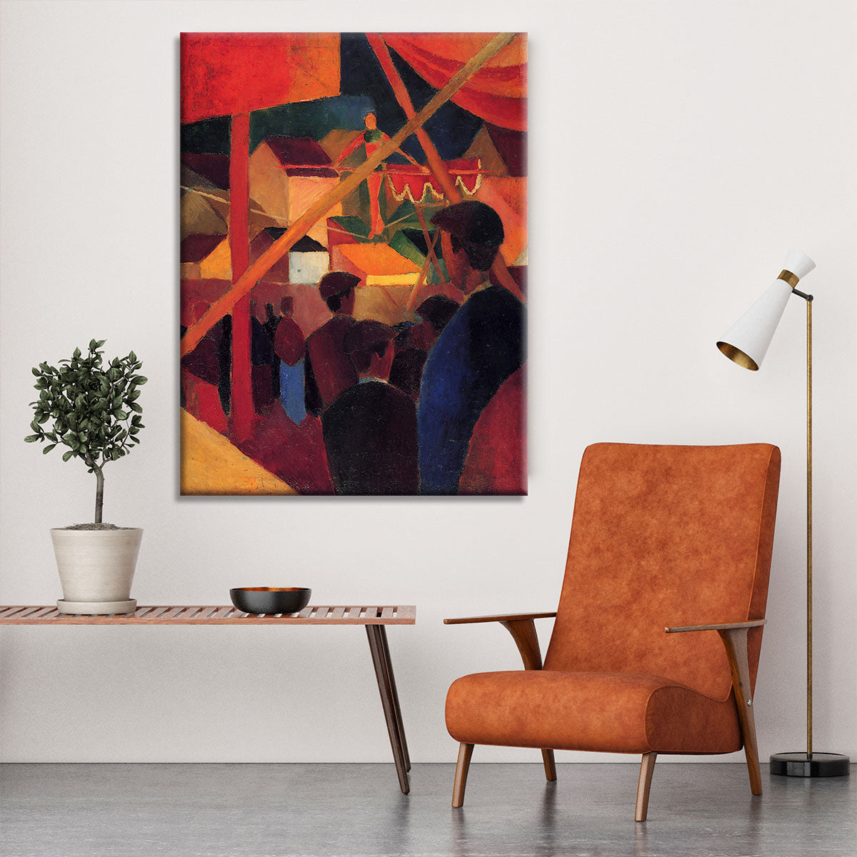 Tightrope by Macke Canvas Print or Poster - Canvas Art Rocks - 6