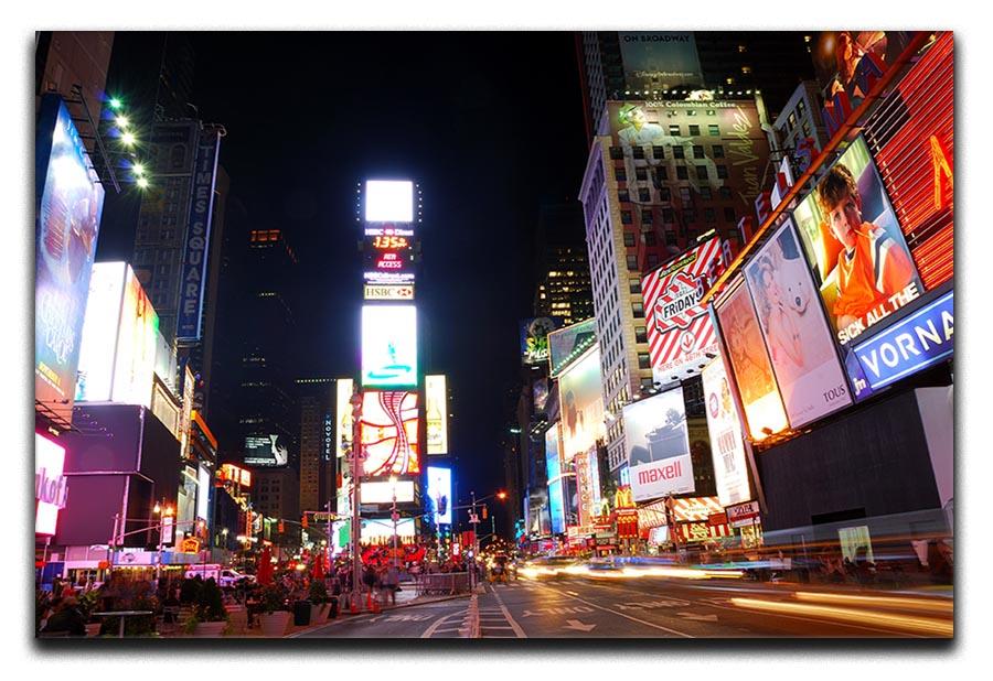 Times Square featured with Broadway Theaters Canvas Print or Poster - Canvas Art Rocks - 1