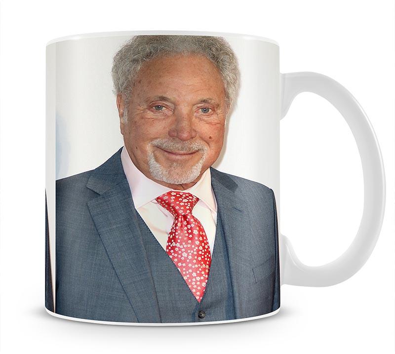 Tom Jones at A Star is Born UK Premiere Mug - Canvas Art Rocks - 1
