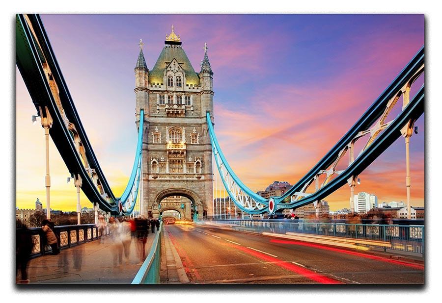 Tower bridge Motion Canvas Print or Poster - Canvas Art Rocks - 1