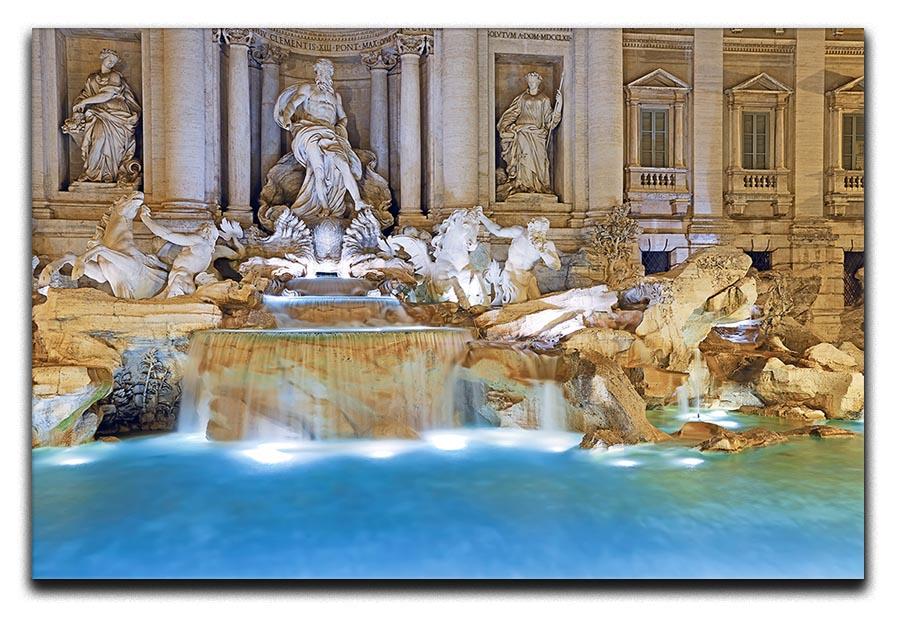 Trevi Fountain Rome Canvas Print or Poster - Canvas Art Rocks - 1