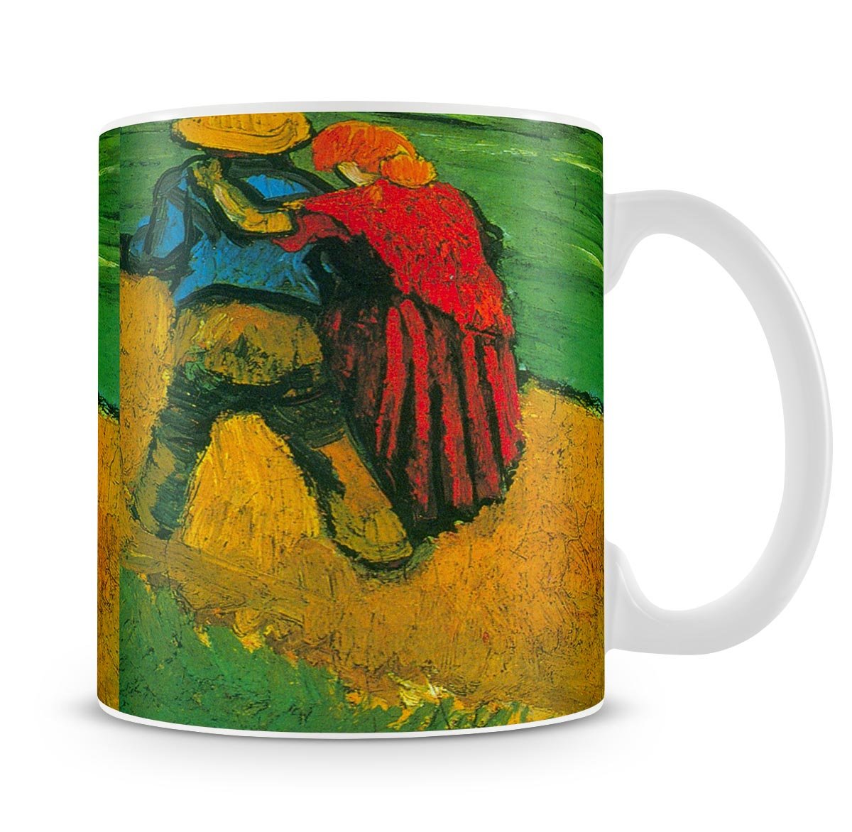 Two Lovers By Vincent Van Gogh Mug - Canvas Art Rocks - 4