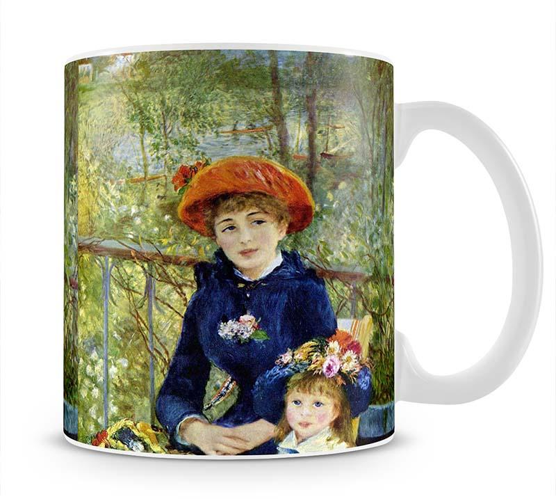 Two Sisters On The Terrace by Renoir Mug - Canvas Art Rocks - 1