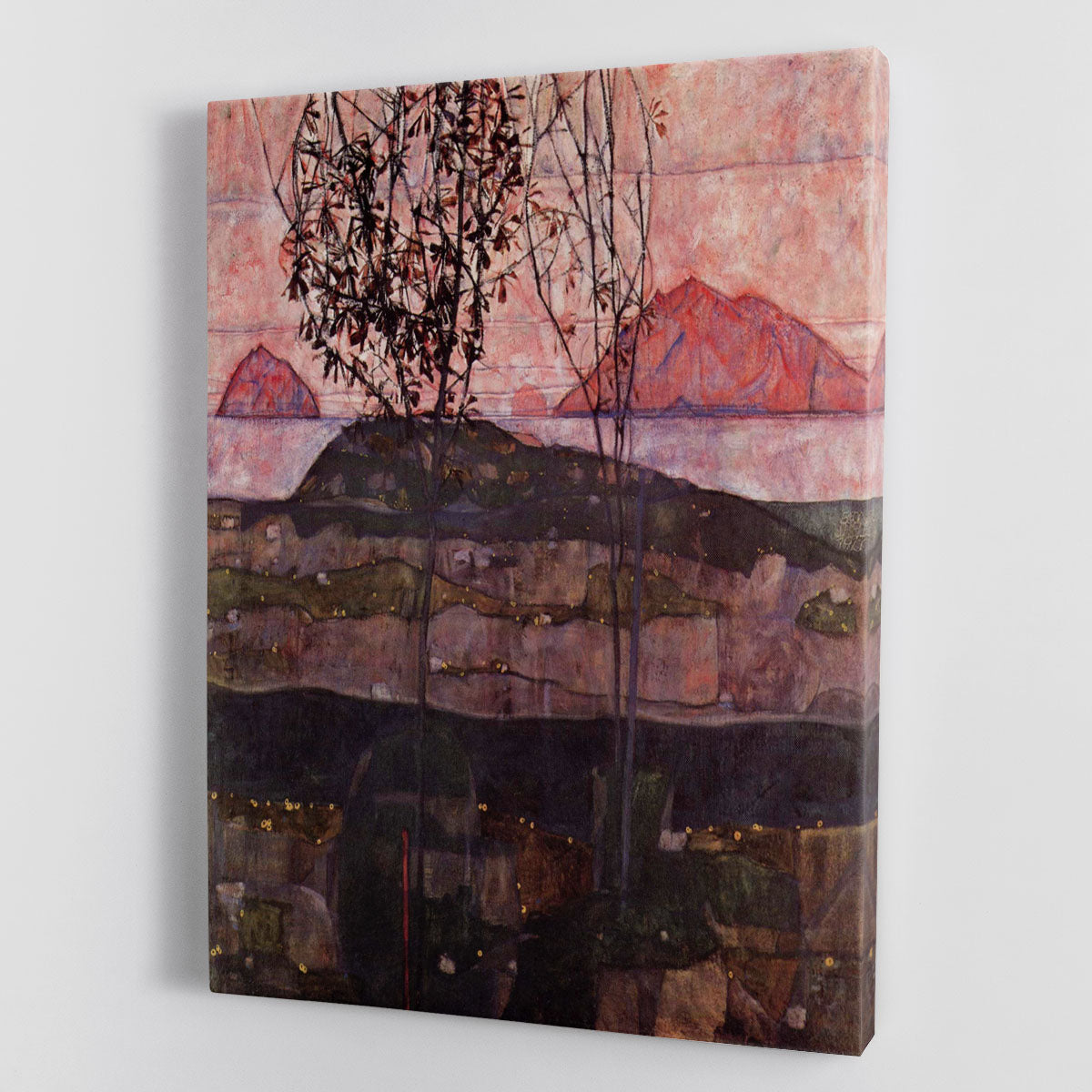 Underground Sun by Egon Schiele Canvas Print or Poster - Canvas Art Rocks - 1