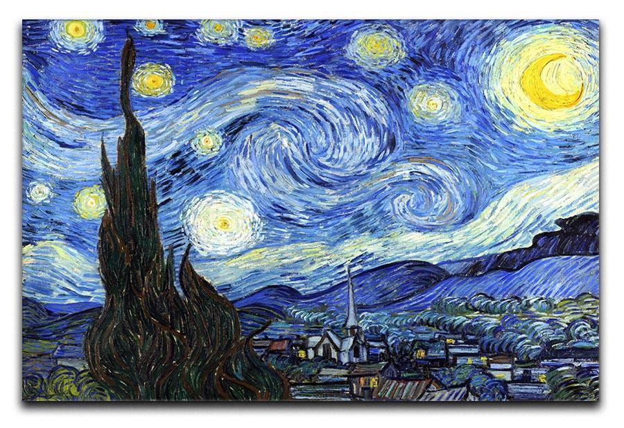 Van Gogh Starry Night Canvas Print or Poster  - Canvas Art Rocks - 1