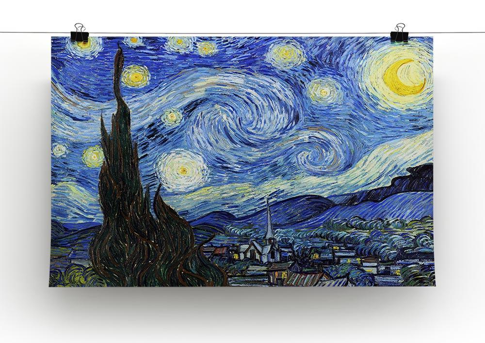 Van Gogh Starry Night Canvas Print or Poster - Canvas Art Rocks - 2