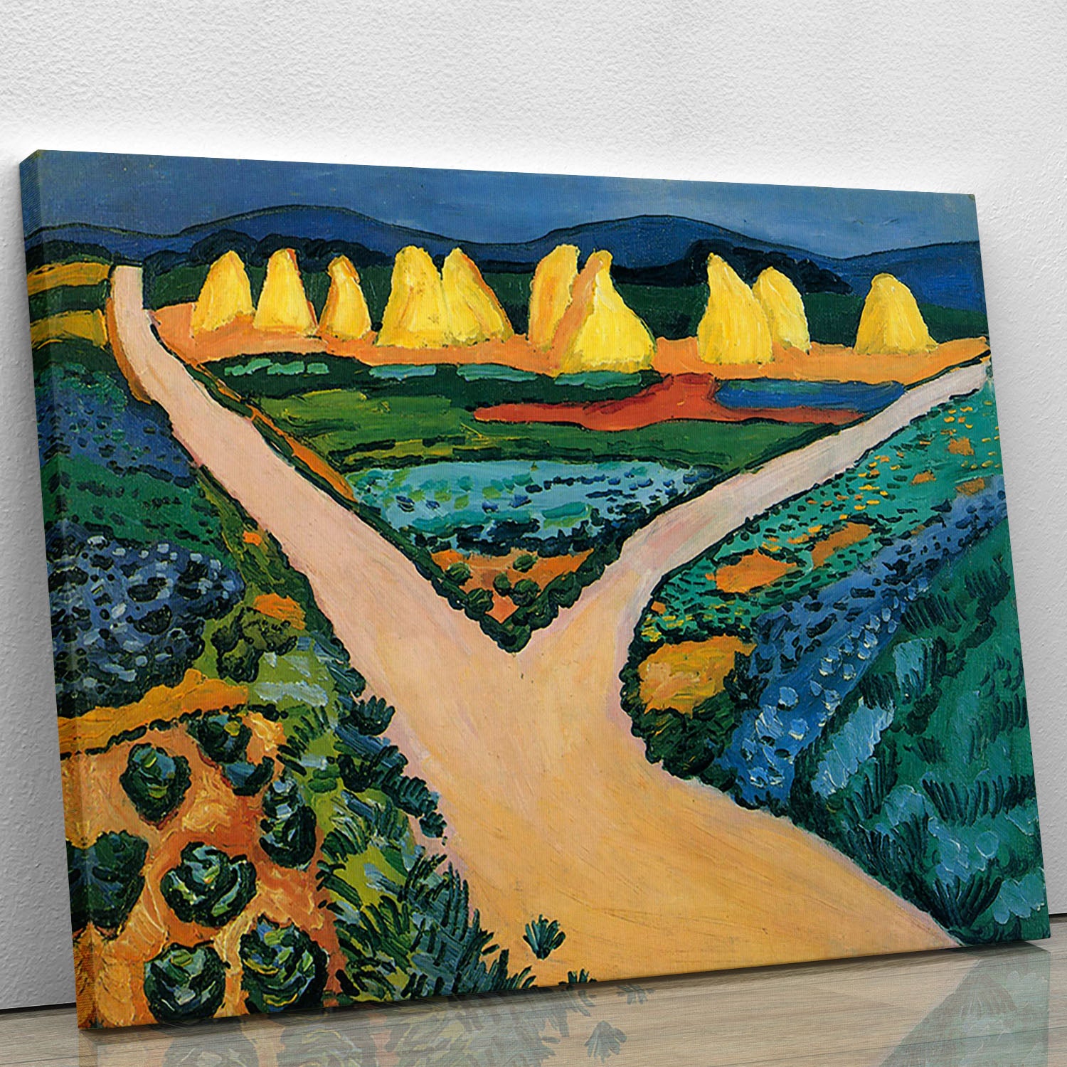 Vegetable Fields by Macke Canvas Print or Poster - Canvas Art Rocks - 1