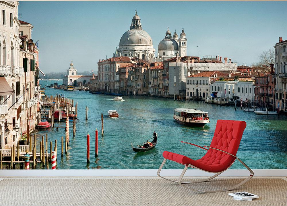 Venice Wall Mural Wallpaper - Canvas Art Rocks - 2