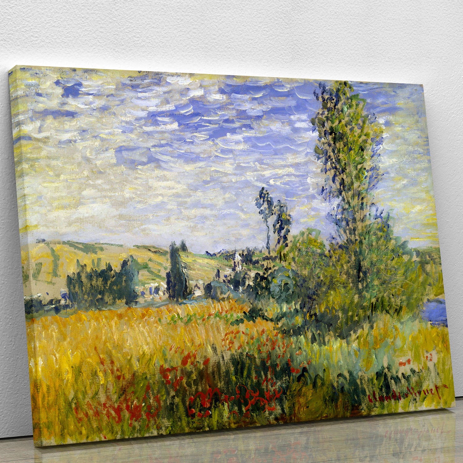 Vetheuil by Monet Canvas Print or Poster - Canvas Art Rocks - 1