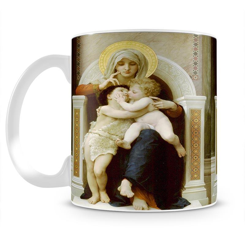Vierge-Jesus SaintJeanBaptiste 1875 By Bouguereau Mug - Canvas Art Rocks - 2