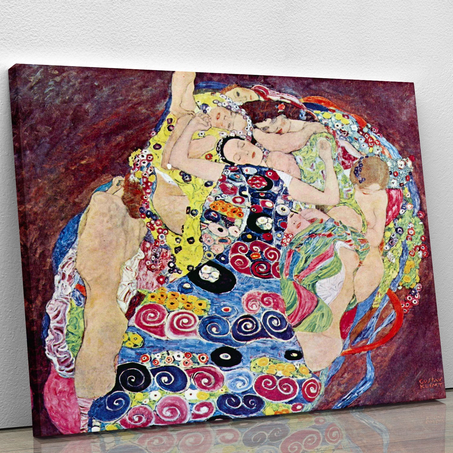 Virgins by Klimt Canvas Print or Poster - Canvas Art Rocks - 1