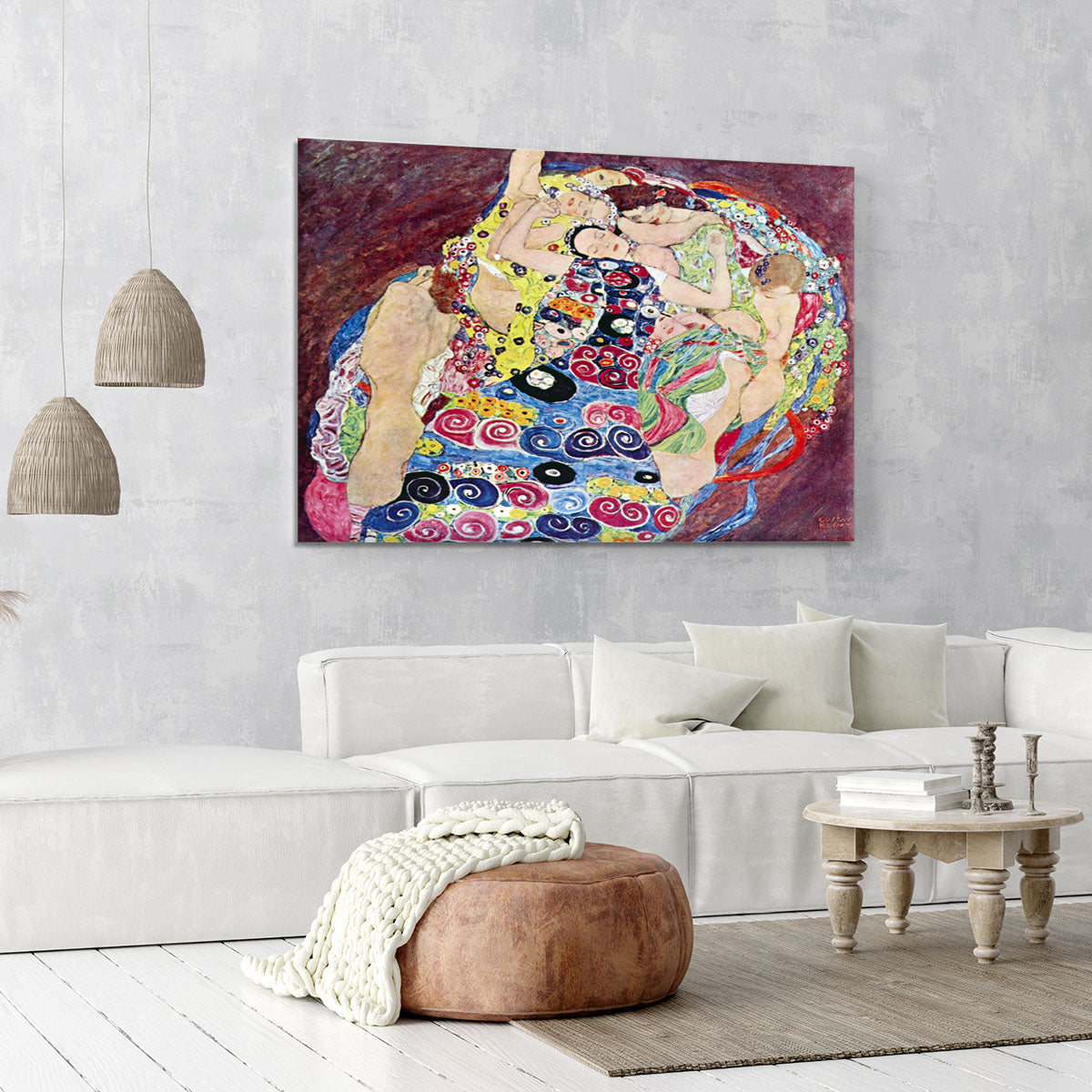 Virgins by Klimt Canvas Print or Poster - Canvas Art Rocks - 6