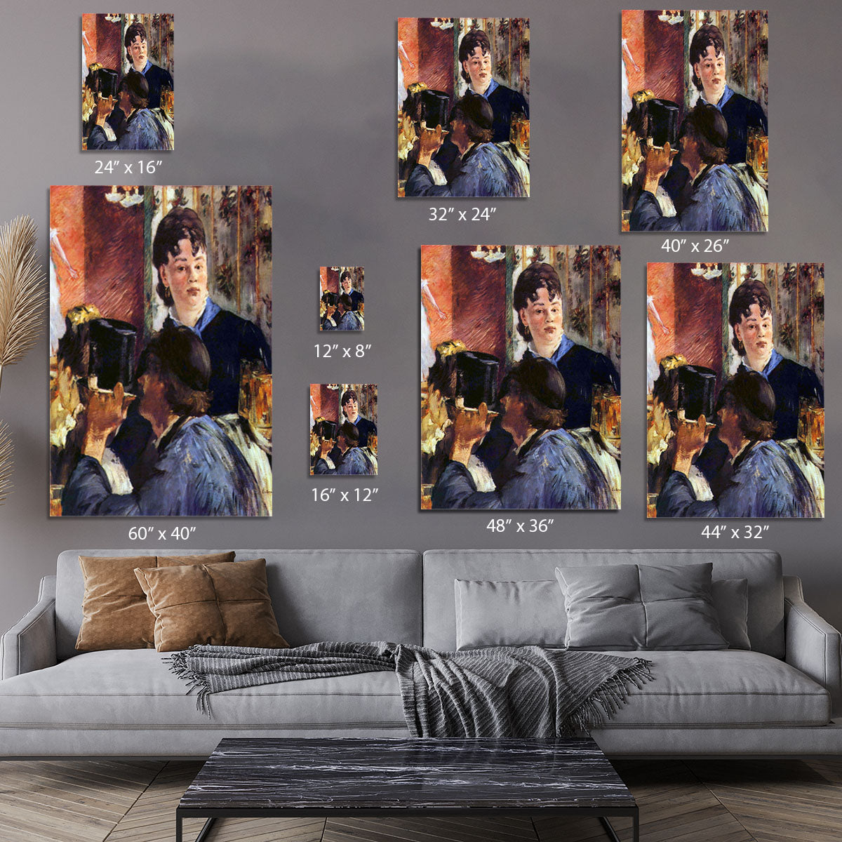 Waitress by Manet Canvas Print or Poster - Canvas Art Rocks - 7