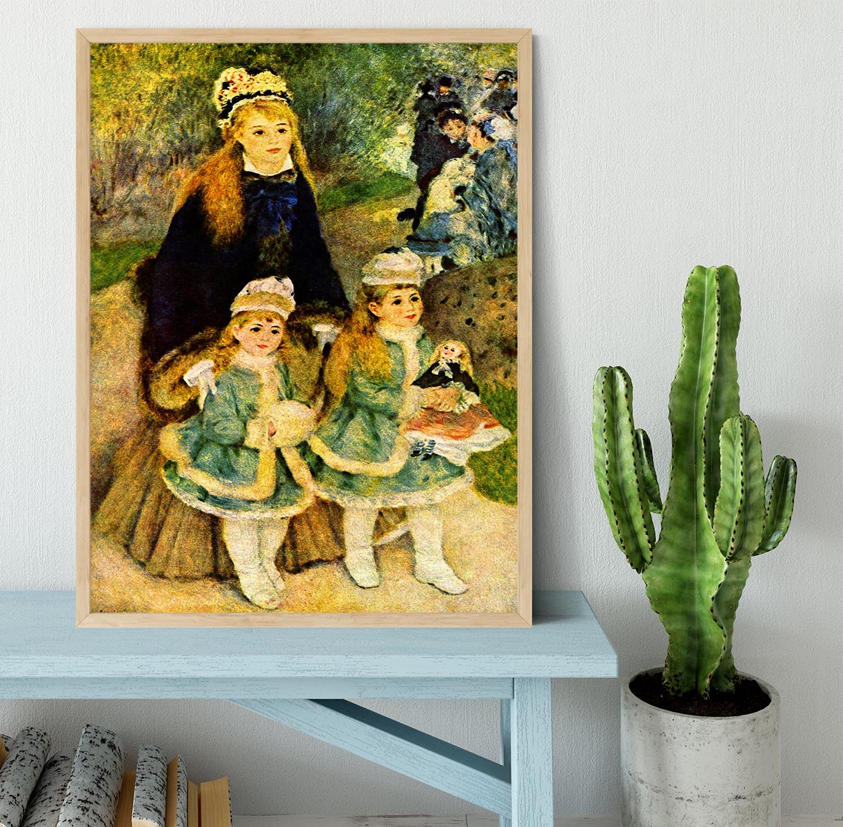 Walk by Renoir Framed Print - Canvas Art Rocks - 4