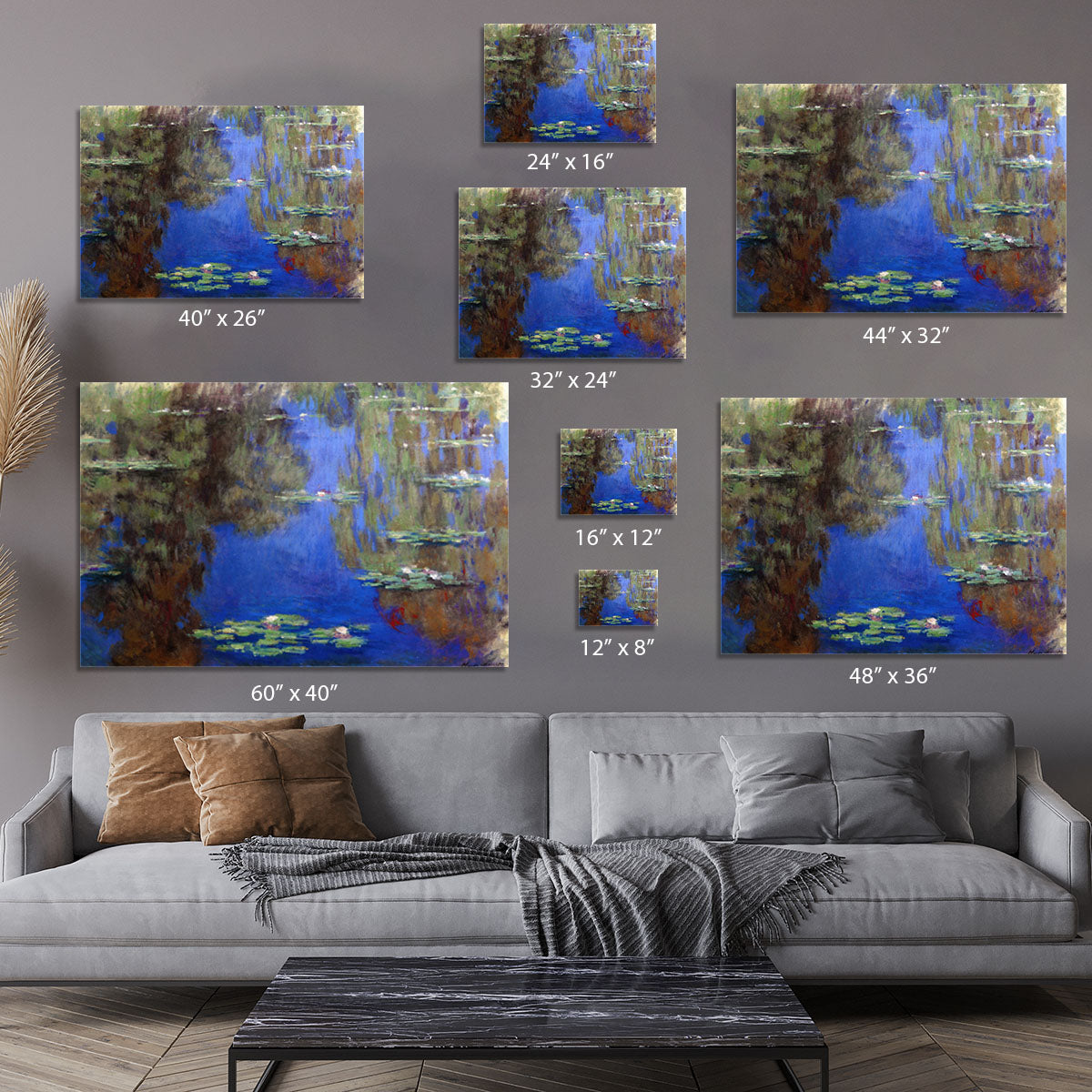 Water Lilies 6 By Manet Canvas Print or Poster - Canvas Art Rocks - 7