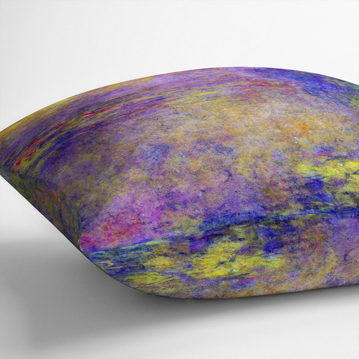 Water Lilies Yellow nirvana by Monet Cushion