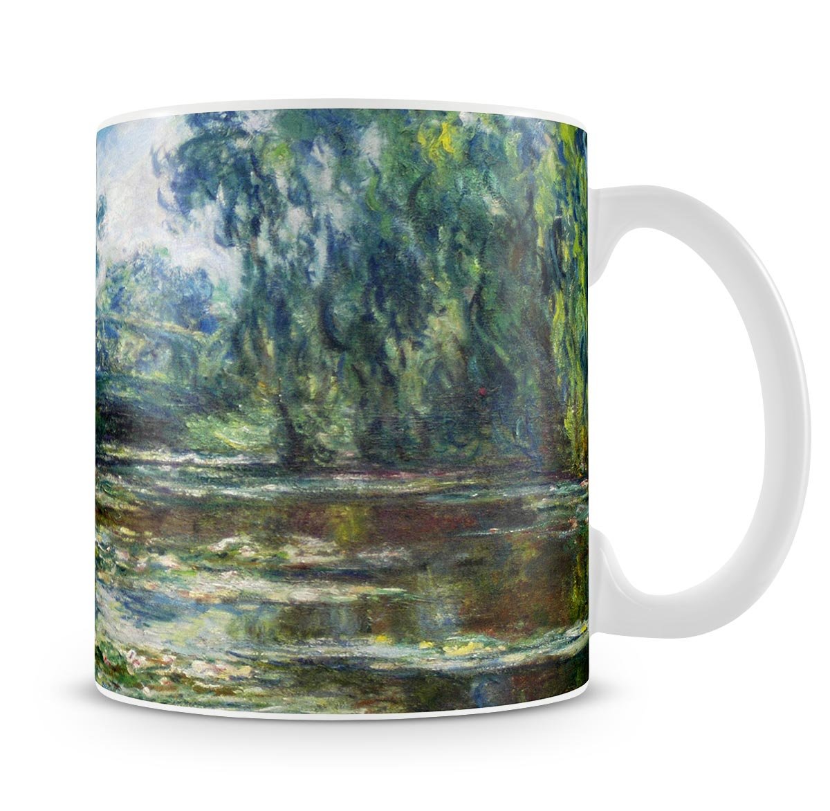 Water Lillies in Monets Garden by Monet Mug - Canvas Art Rocks - 4
