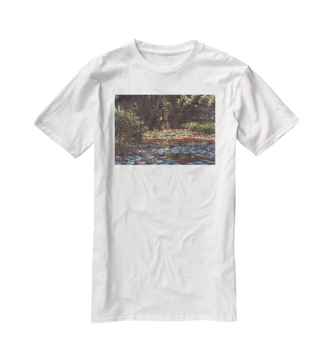 Water Lily Pond 1 by Monet T-Shirt - Canvas Art Rocks - 5