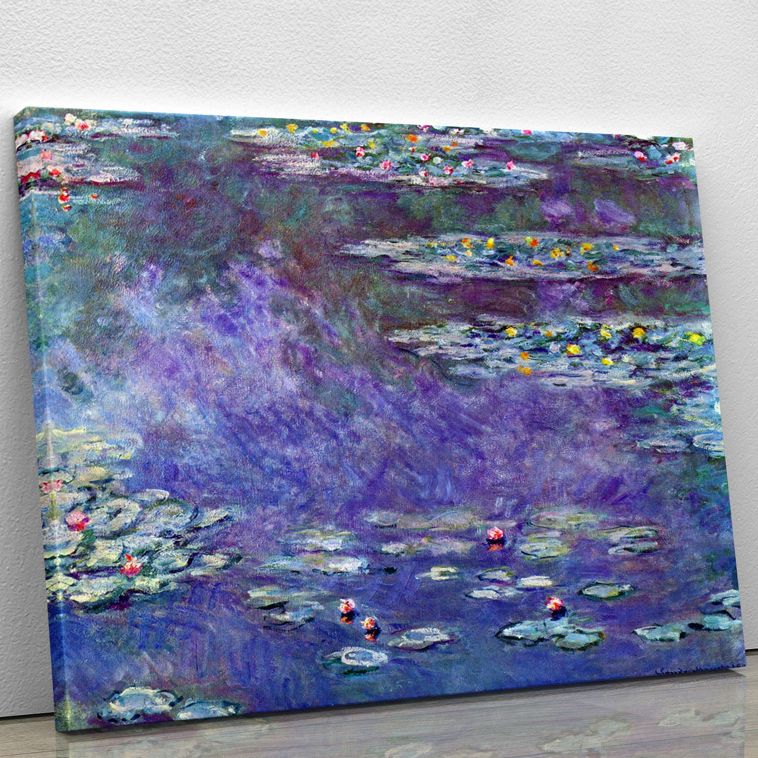 Water Lily Pond 3 by Monet Canvas Print or Poster - Canvas Art Rocks - 1