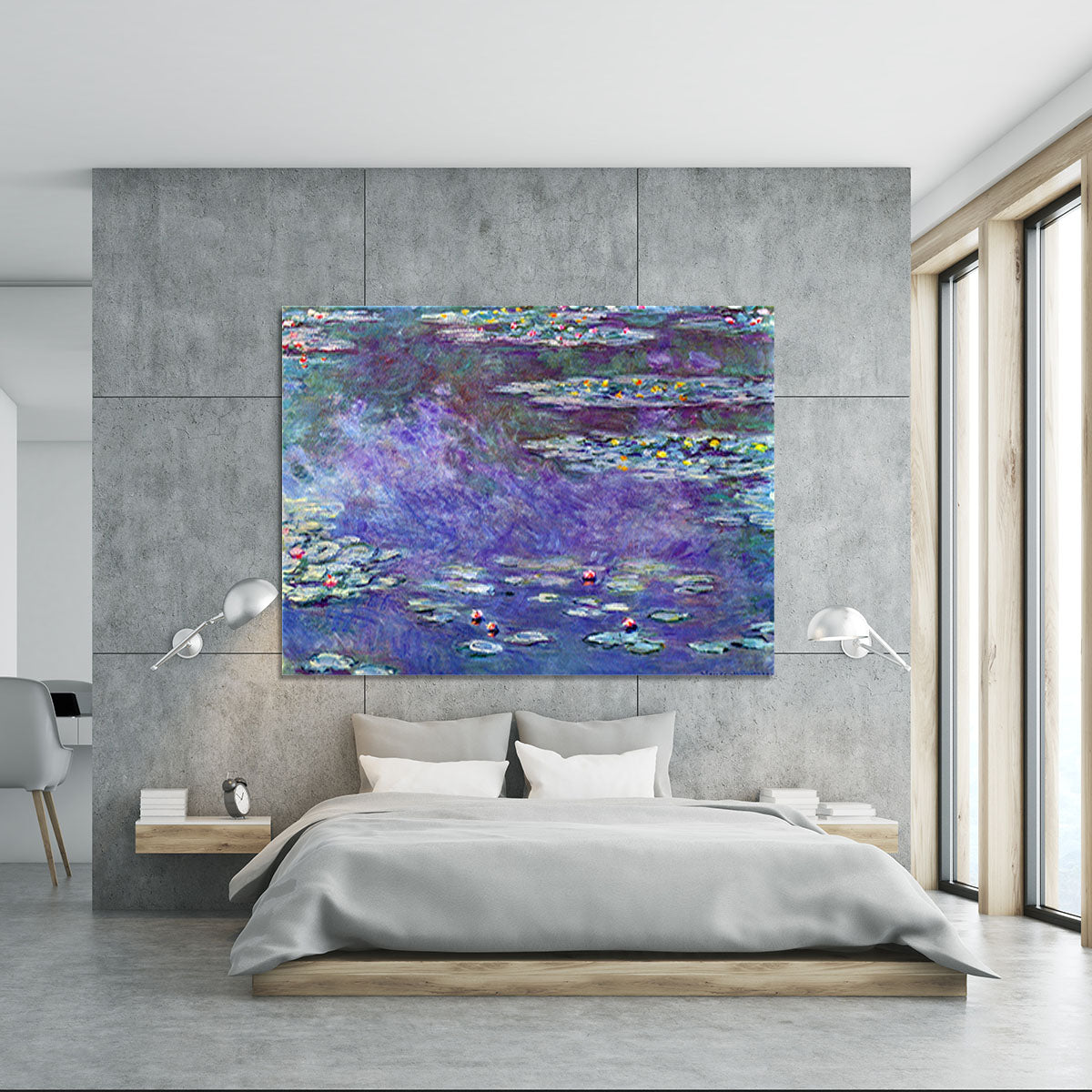 Water Lily Pond 3 by Monet Canvas Print or Poster - Canvas Art Rocks - 5