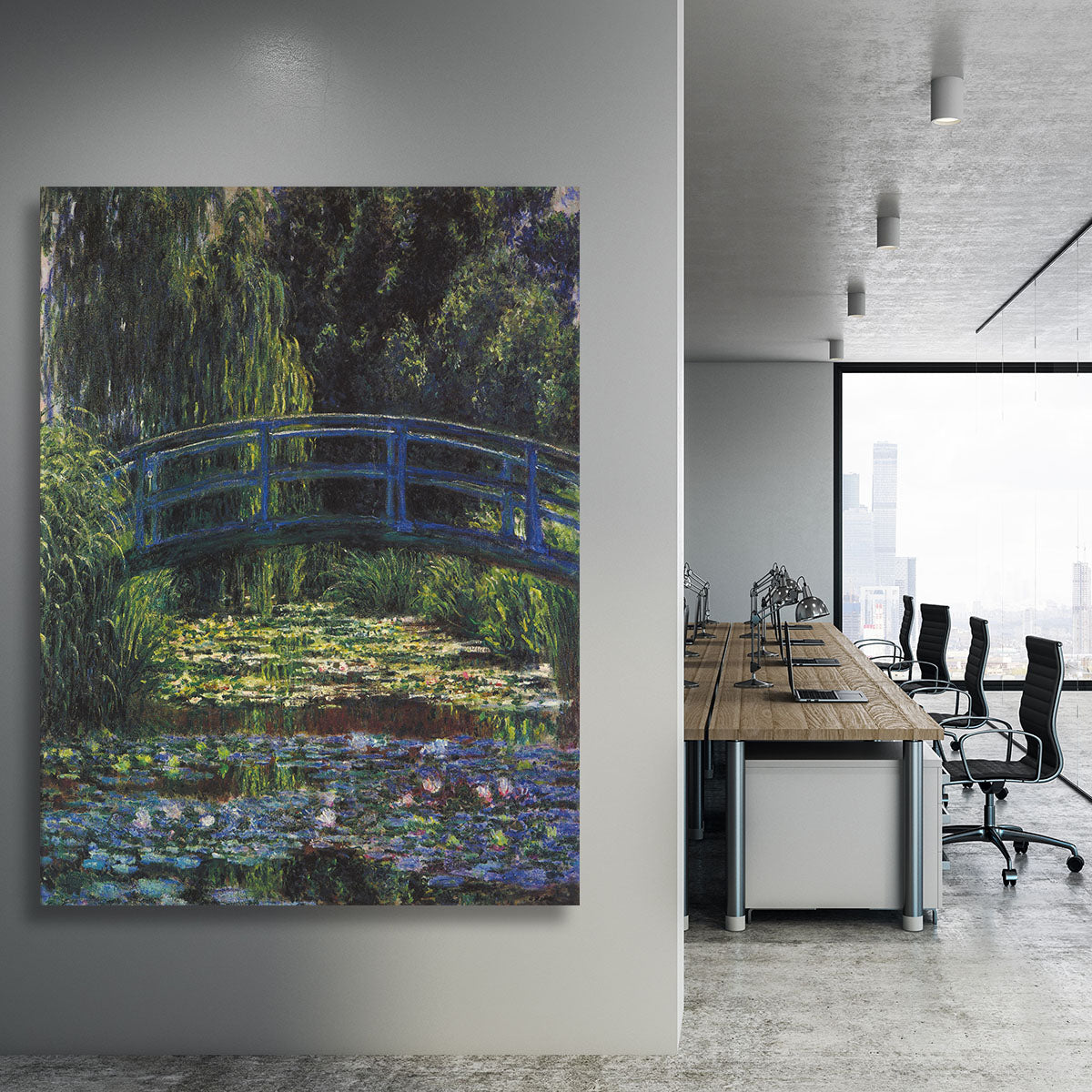 Water Lily Pond 6 by Monet Canvas Print or Poster - Canvas Art Rocks - 3