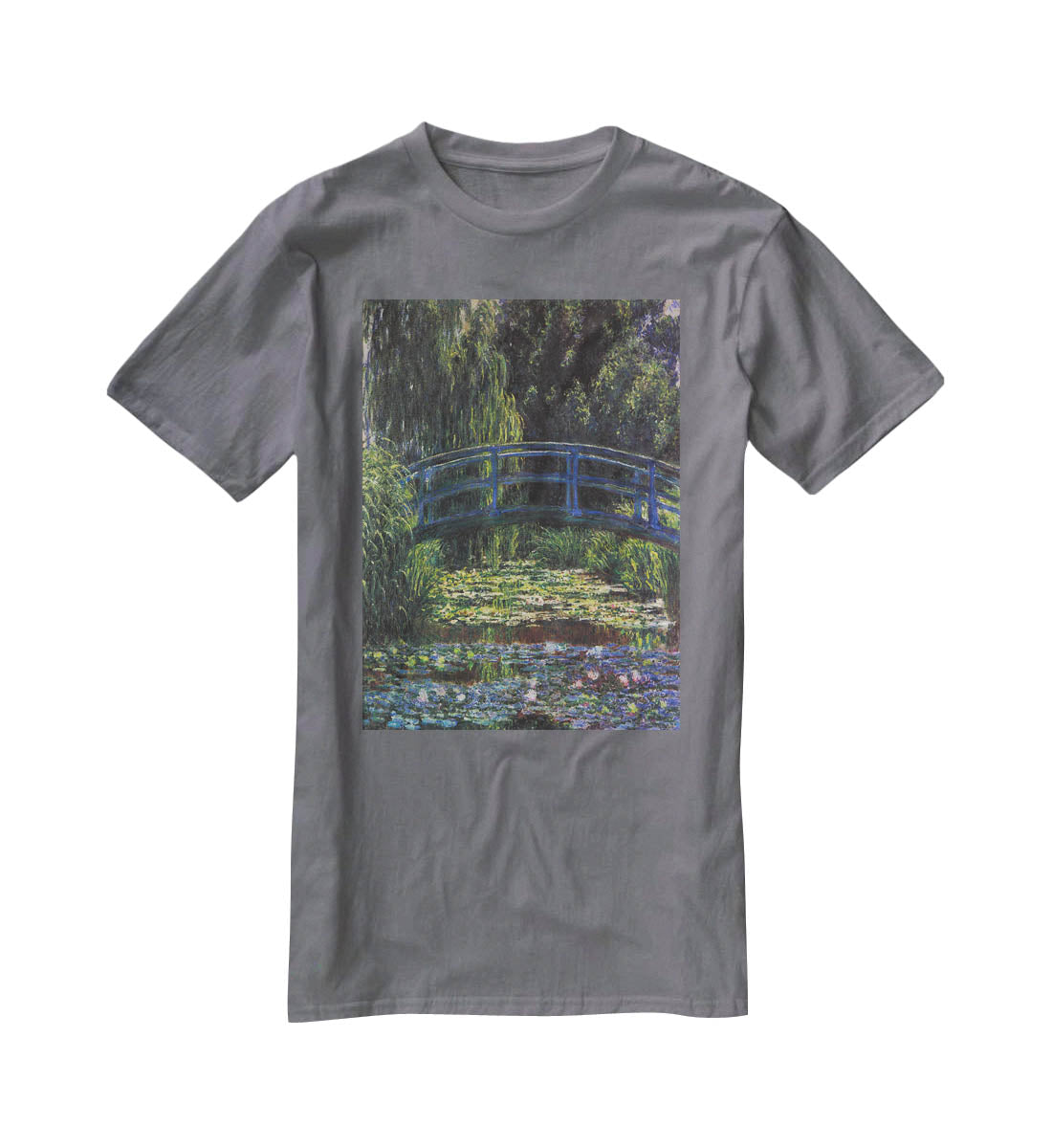 Water Lily Pond 6 by Monet T-Shirt - Canvas Art Rocks - 3