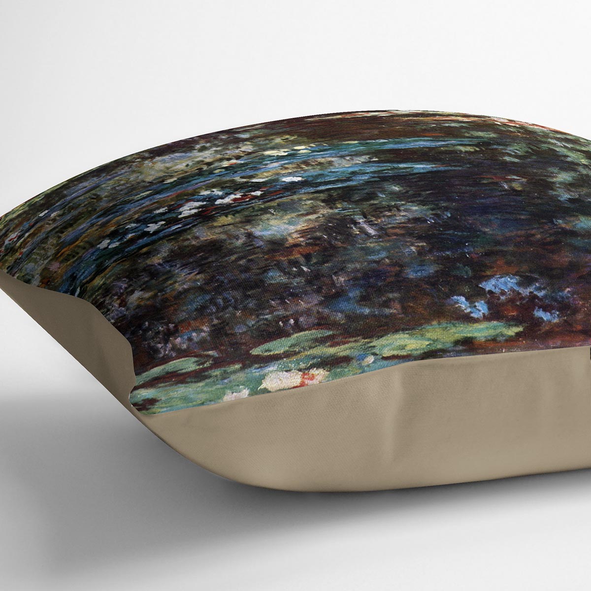 Water garden at Giverny by Monet Cushion