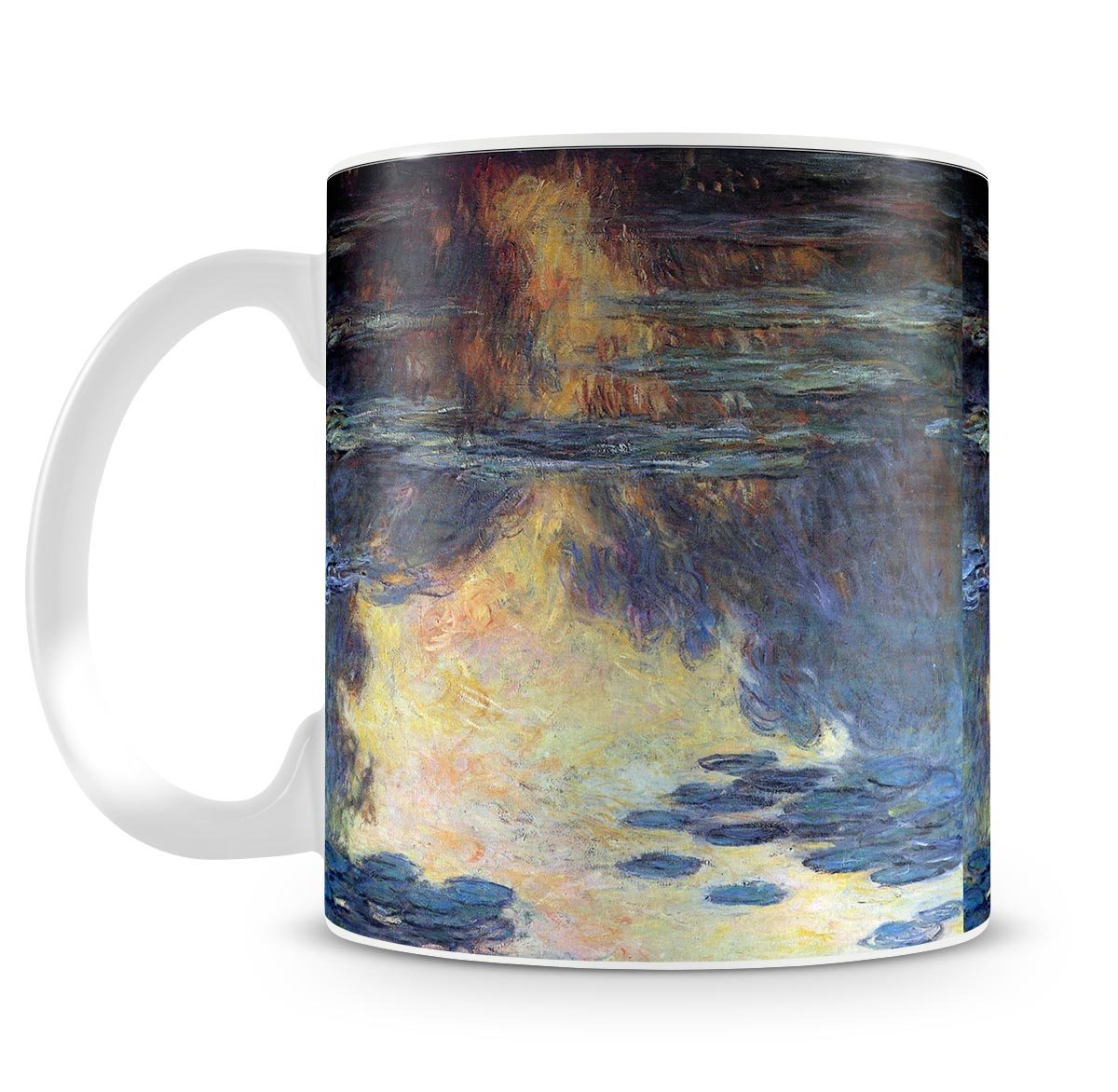 Water lilies water landscape 2 by Monet Mug - Canvas Art Rocks - 4
